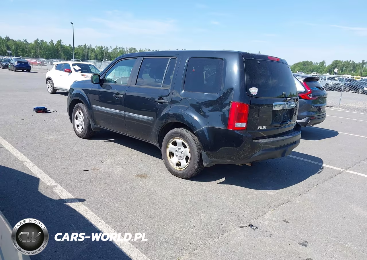 2015 Honda Pilot Lx VIN:5FNYF4H25FB075396 - 3