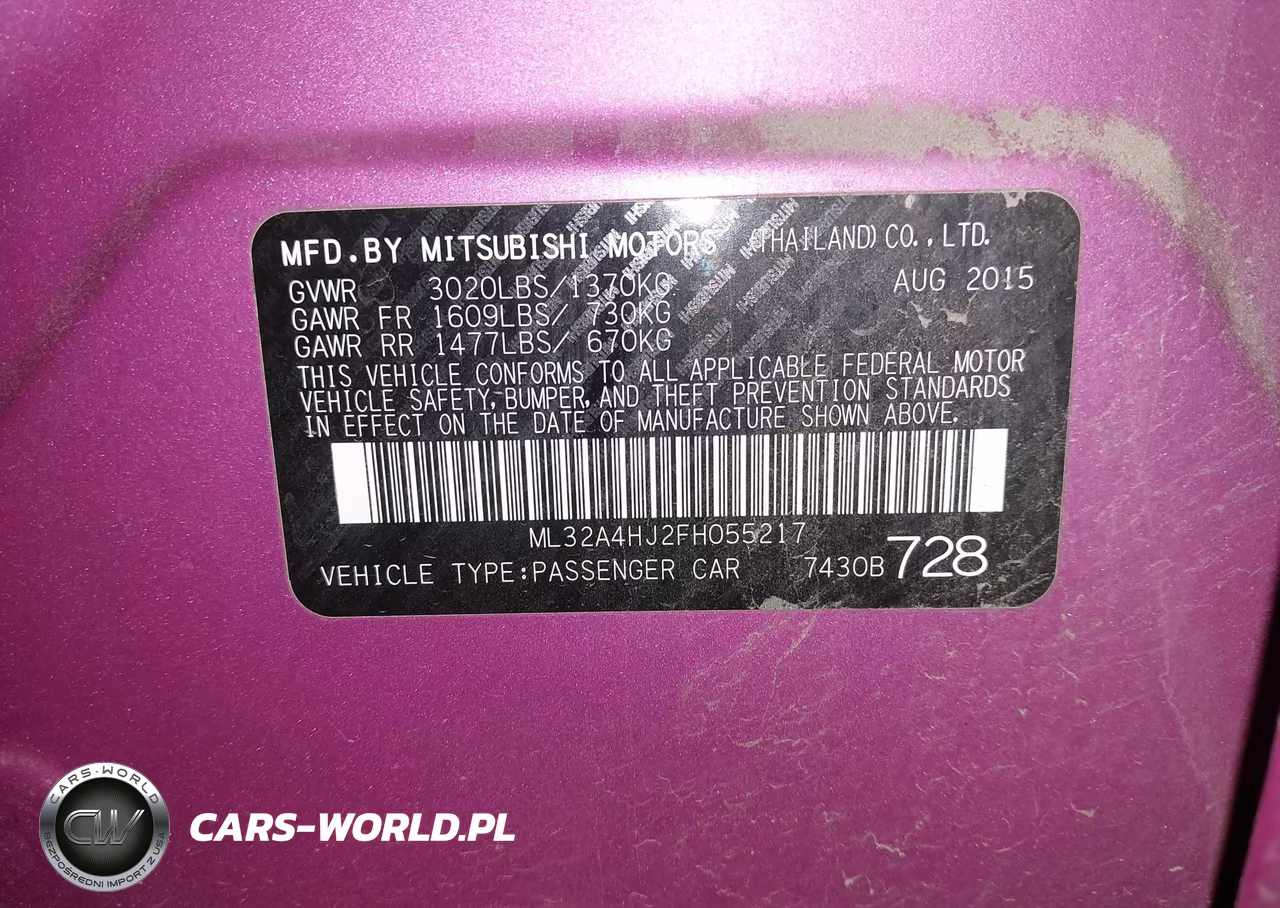 2015 Mitsubishi Mirage Es VIN:ML32A4HJ2FH055217 - 9