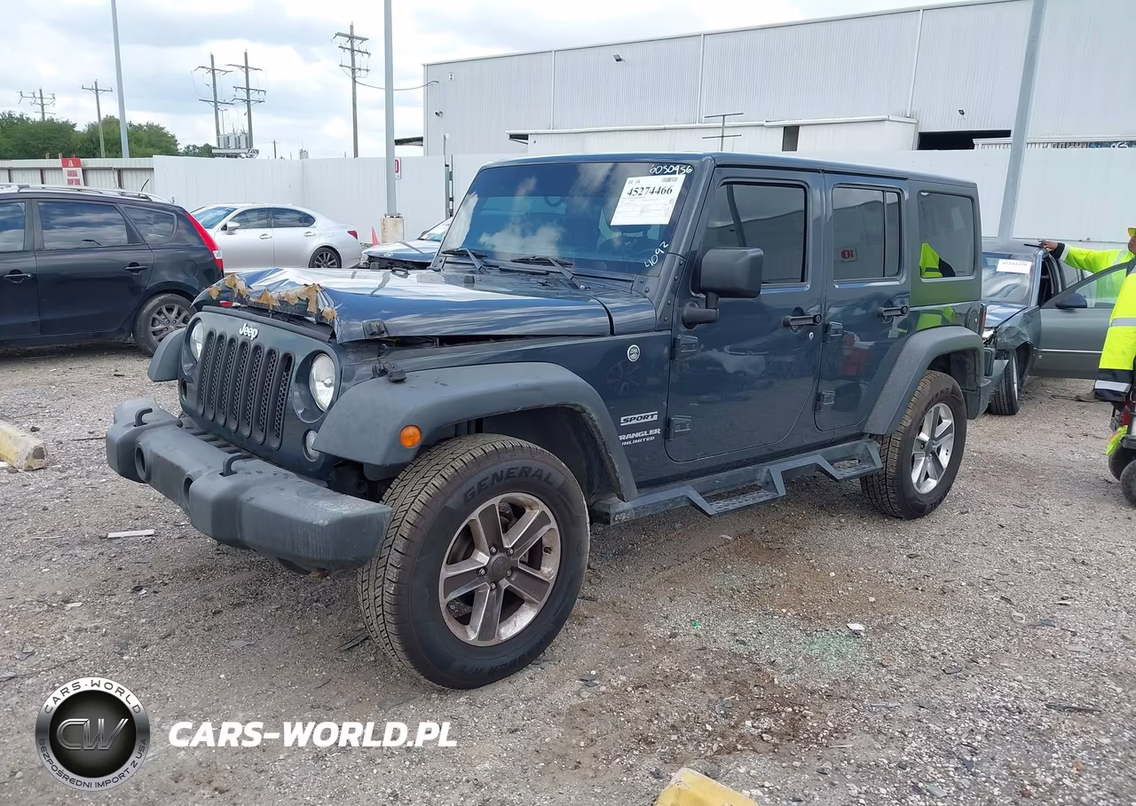 2017 Jeep Wrangler Unlimited Sport 4X4 VIN:1C4BJWDG8HL584092 - 2