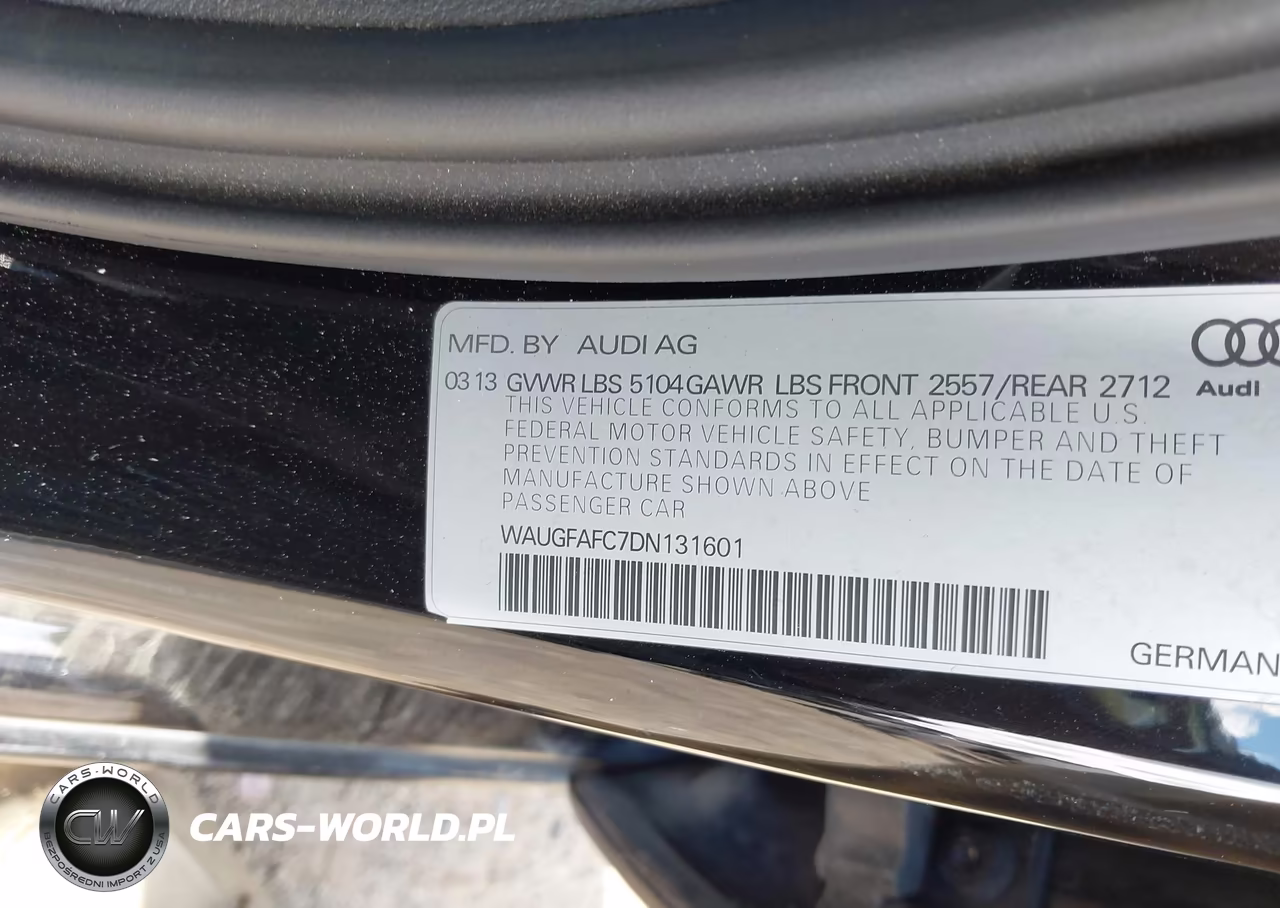 2013 Audi A6 2.0T Premium VIN:WAUGFAFC7DN131601 - 9