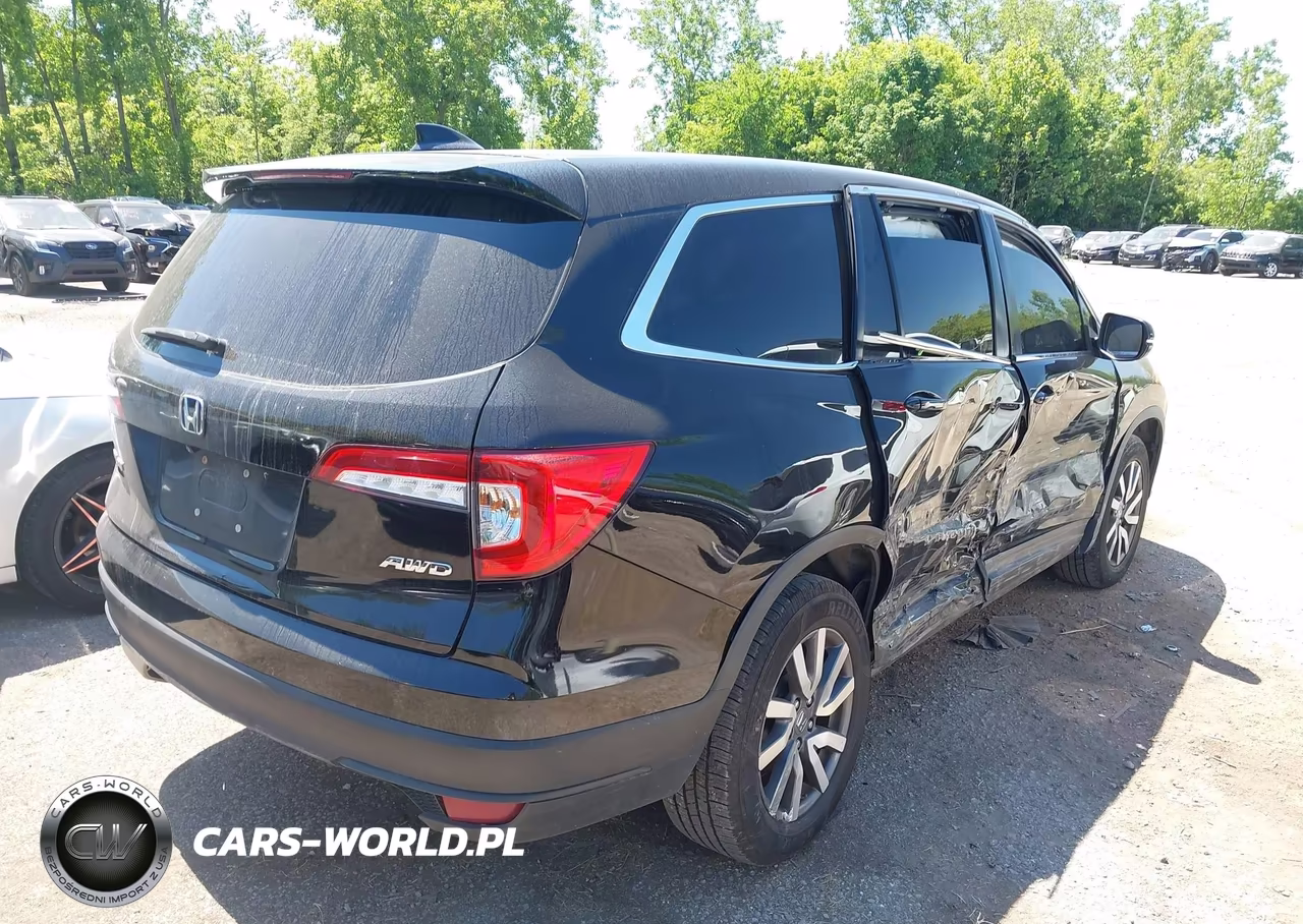 2020 Honda Pilot Awd Ex-L VIN:5FNYF6H50LB040508 - 4