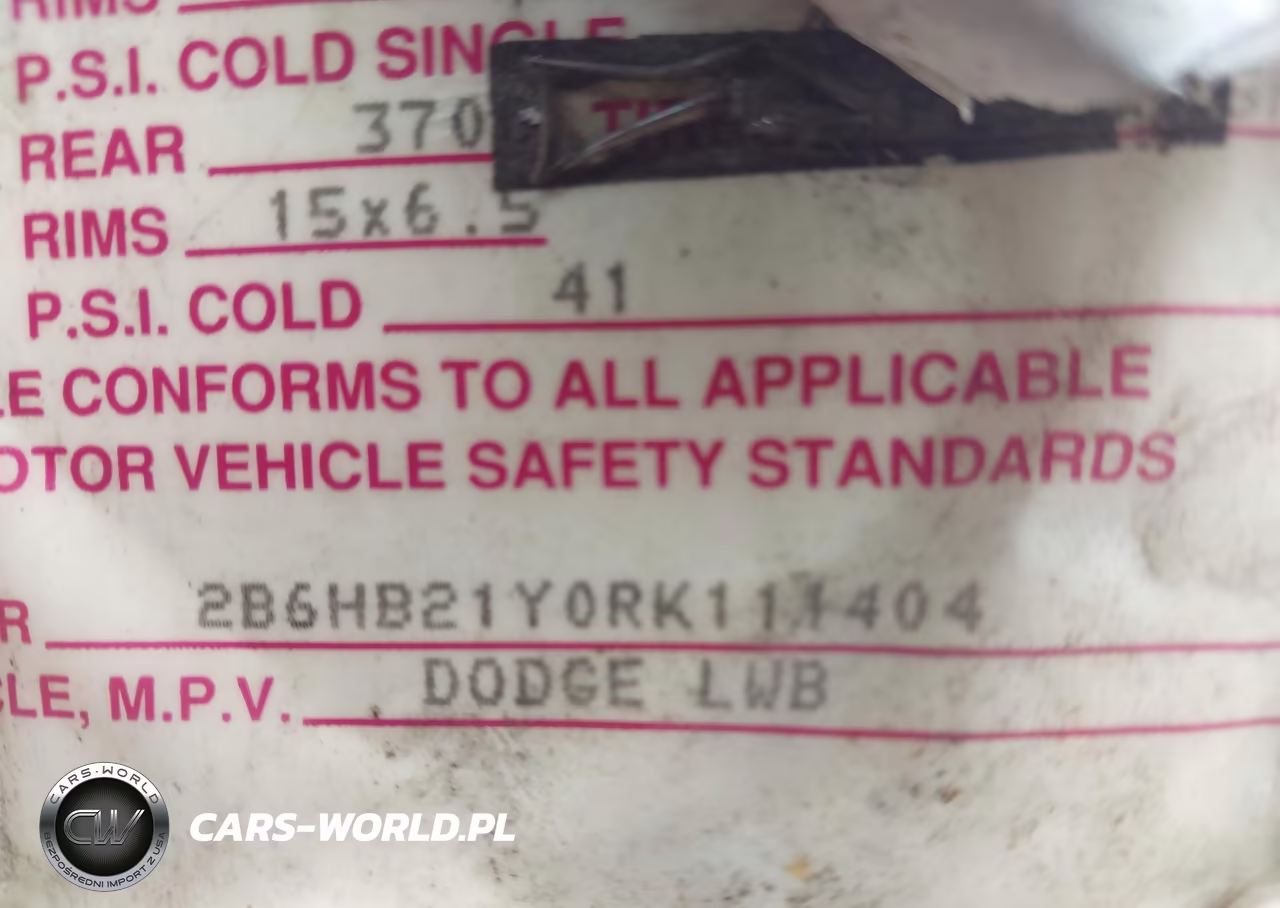 1994 Dodge Ram Van B250 VIN:2B6HB21Y0RK111404 - 9