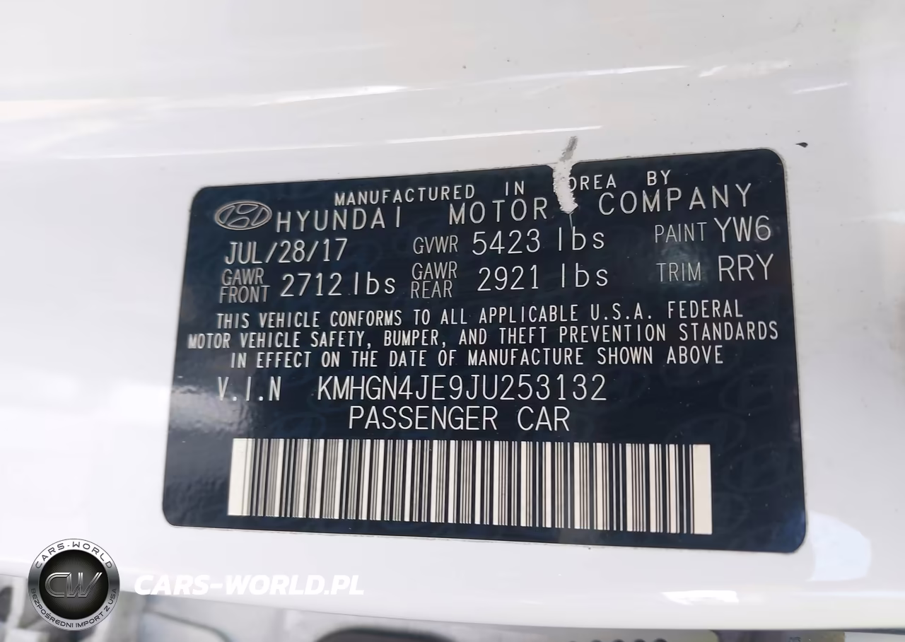 2018 Genesis G80 3.8 VIN:KMHGN4JE9JU253132 - 9