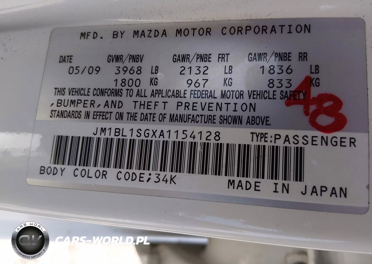 2010 Mazda Mazda3 I Touring VIN:JM1BL1SGXA1154128 - 9