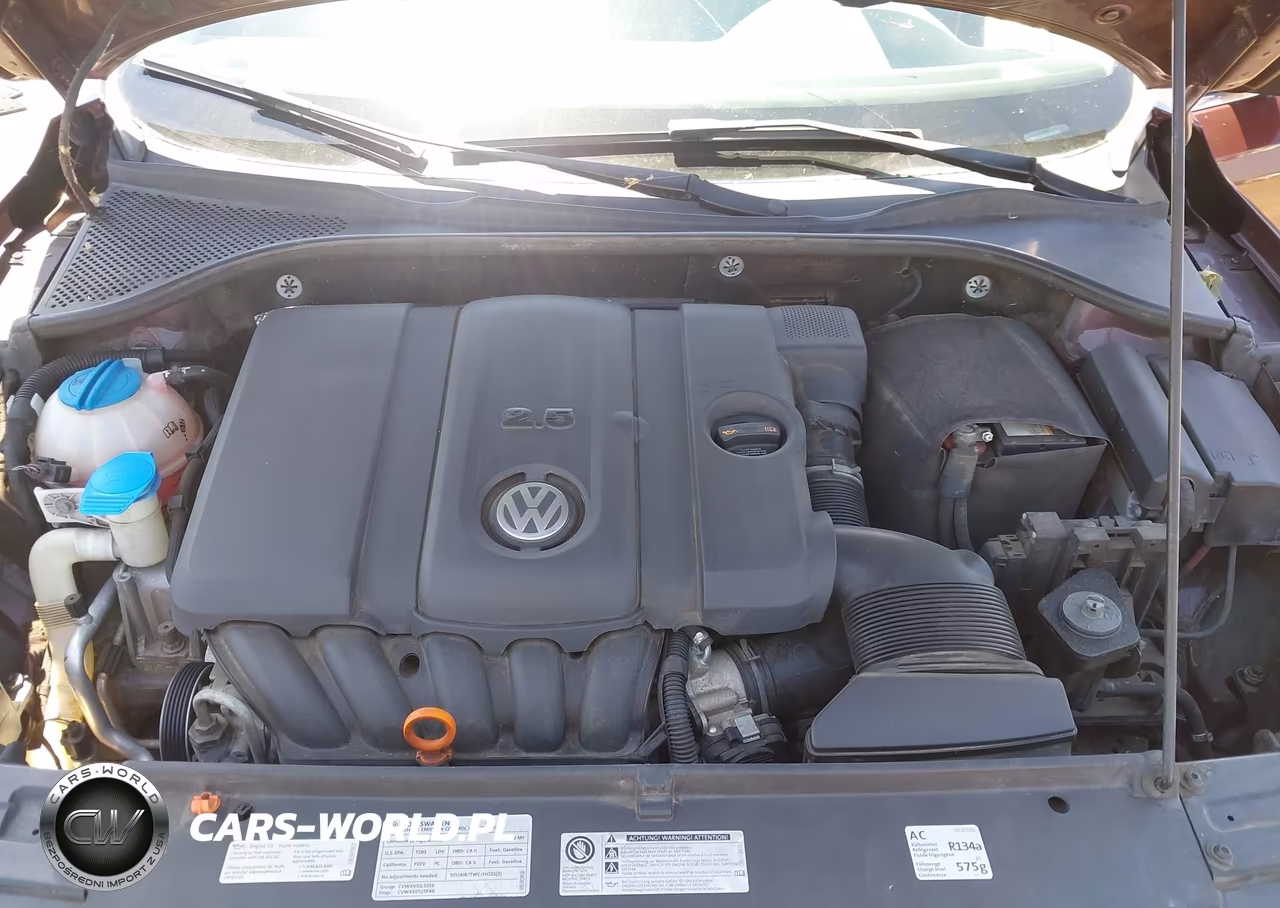 2012 Volkswagen Passat 2.5L Se VIN:1VWBP7A36CC081527 - 10