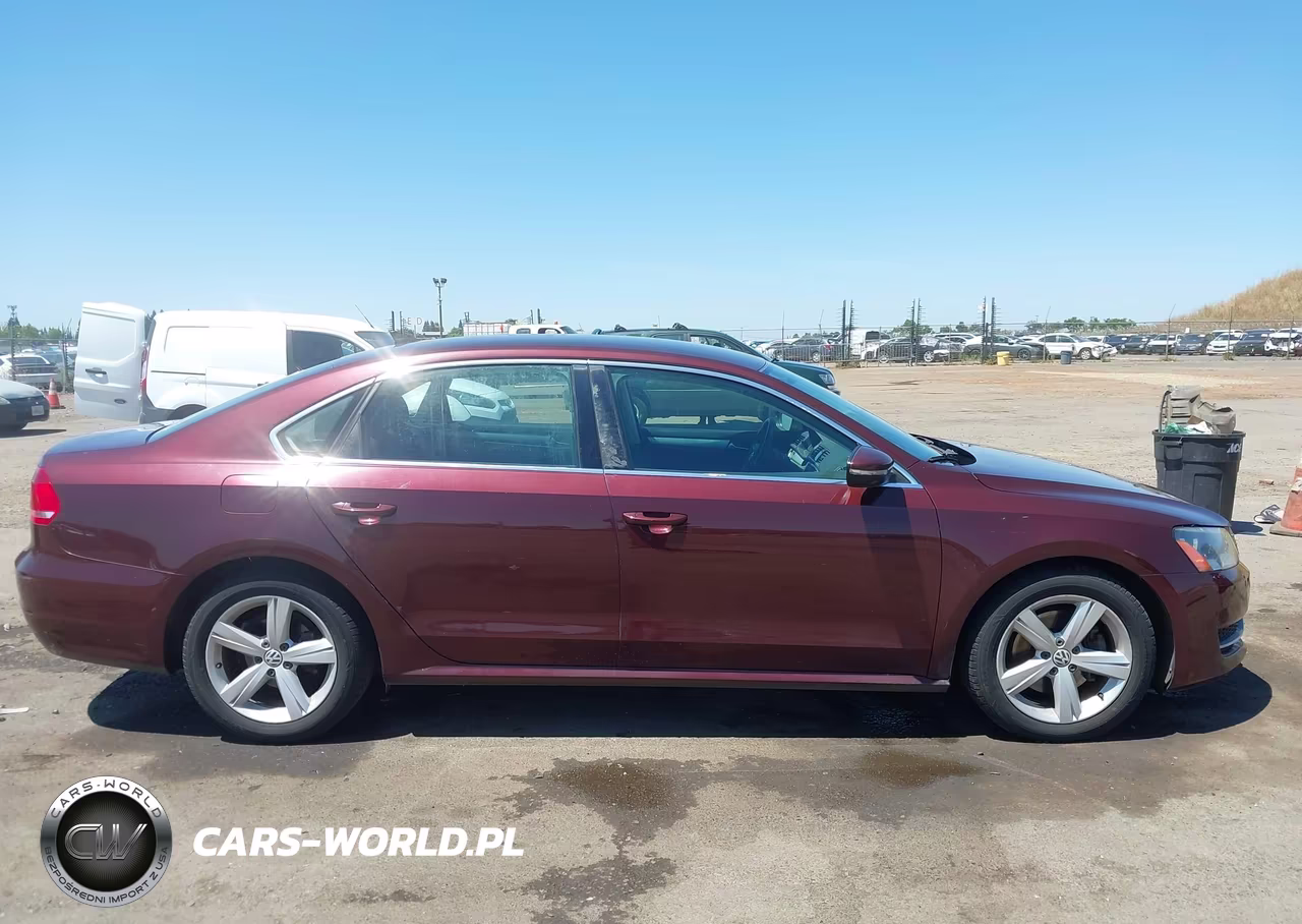 2012 Volkswagen Passat 2.5L Se VIN:1VWBP7A36CC081527 - 13