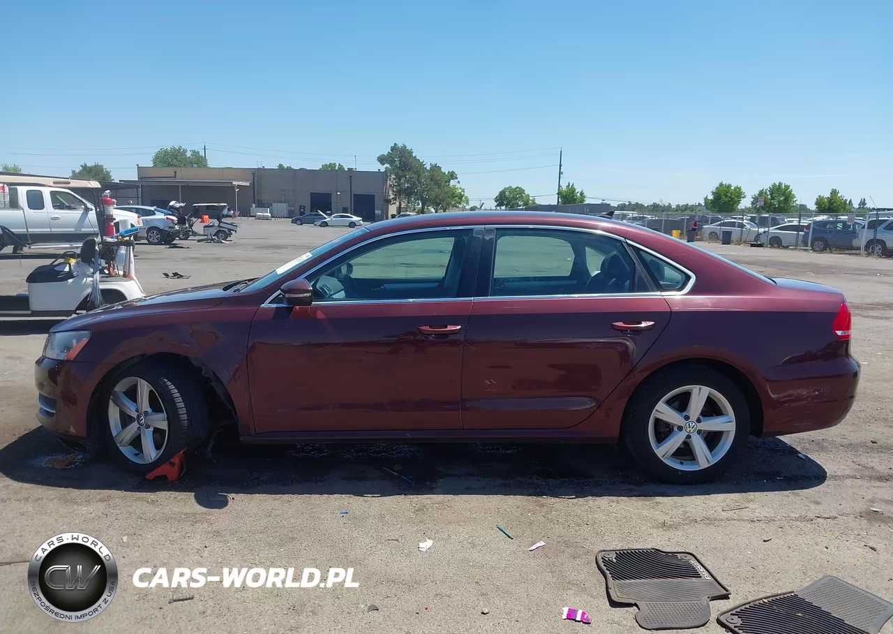 2012 Volkswagen Passat 2.5L Se VIN:1VWBP7A36CC081527 - 14