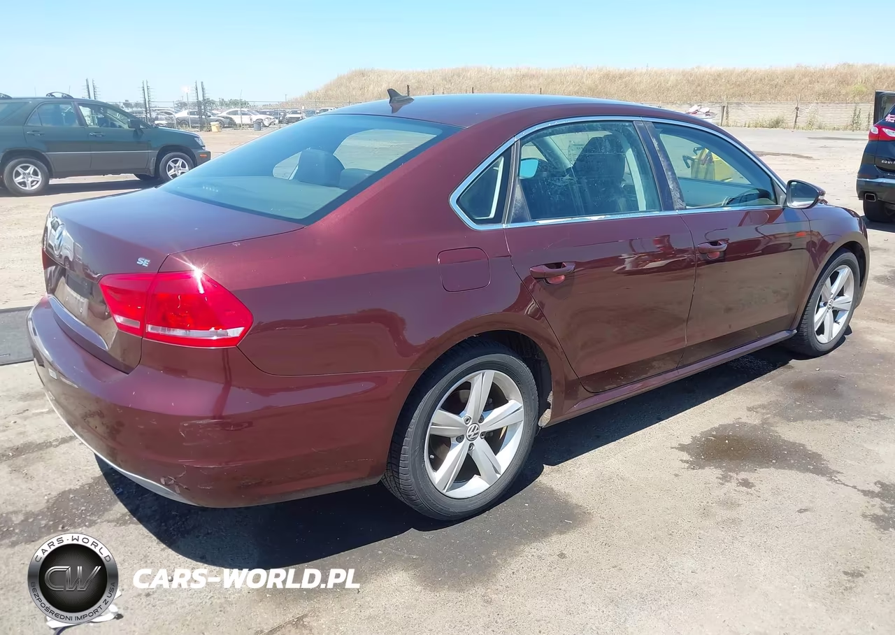 2012 Volkswagen Passat 2.5L Se VIN:1VWBP7A36CC081527 - 4