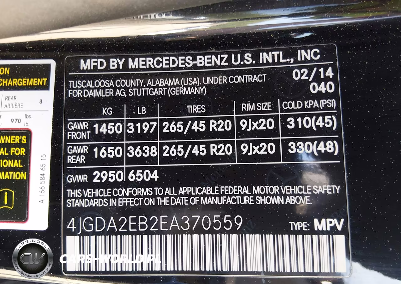 2014 Mercedes-Benz Ml 350 Bluetec 4Matic VIN:4JGDA2EB2EA370559 - 9
