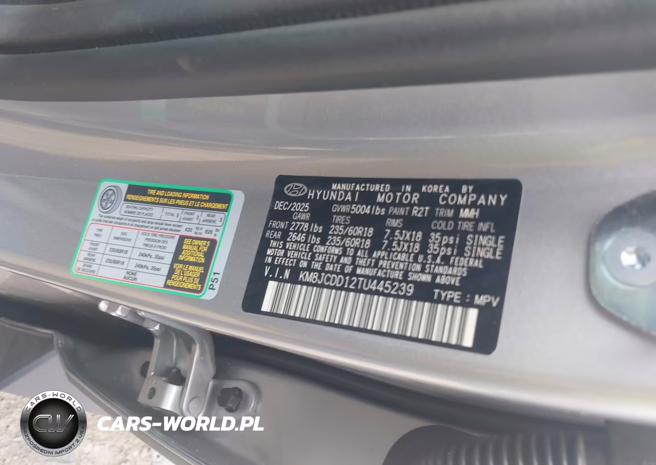 2026 Hyundai Tucson Hybrid Sel Convenience VIN:KM8JCDD12TU445239 - 9