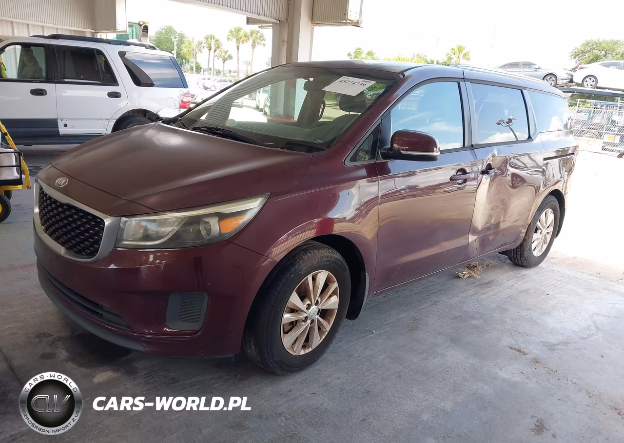 2016 Kia Sedona Lx VIN:KNDMB5C18G6107107 - 2