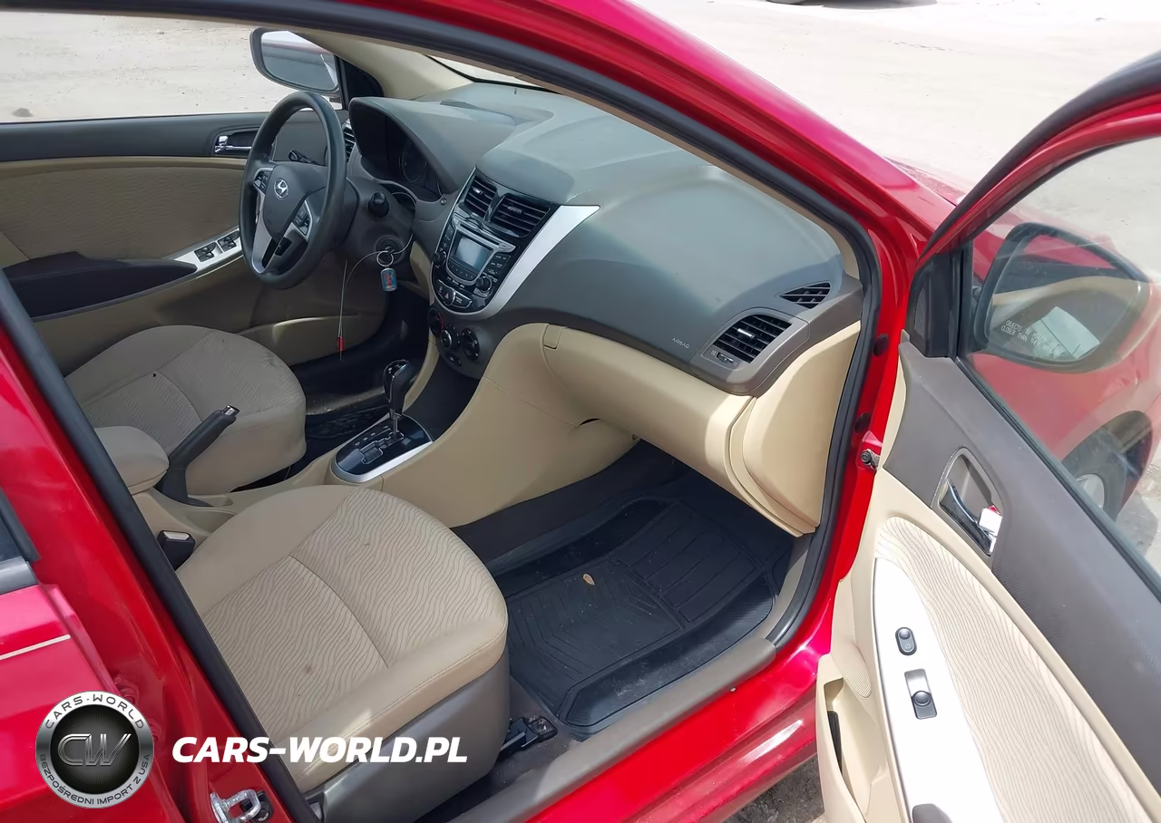 2012 Hyundai Accent Gls VIN:KMHCU4AE5CU080052 - 5