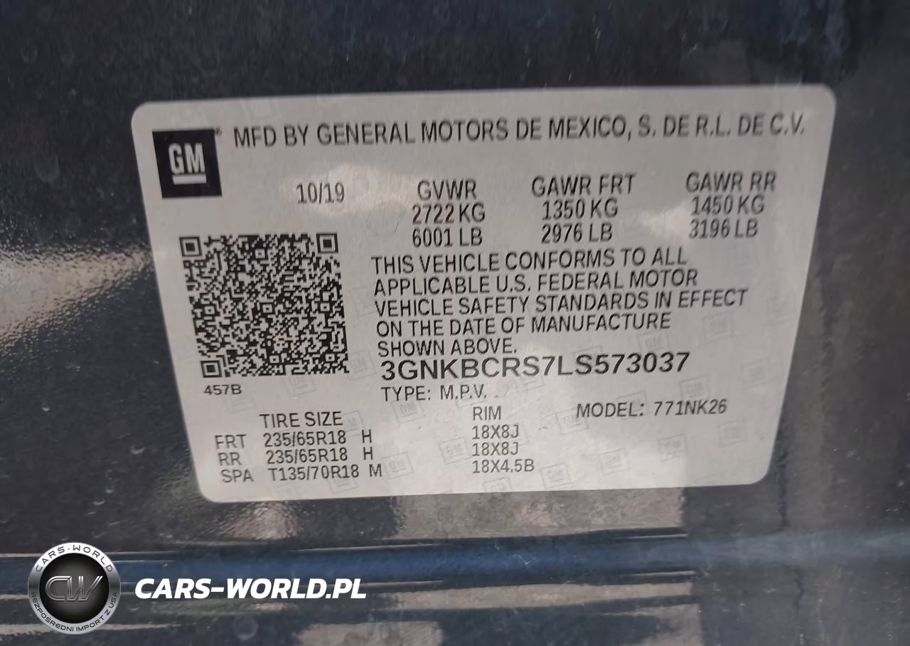 2020 Chevrolet Blazer Fwd 2Lt VIN:3GNKBCRS7LS573037 - 9