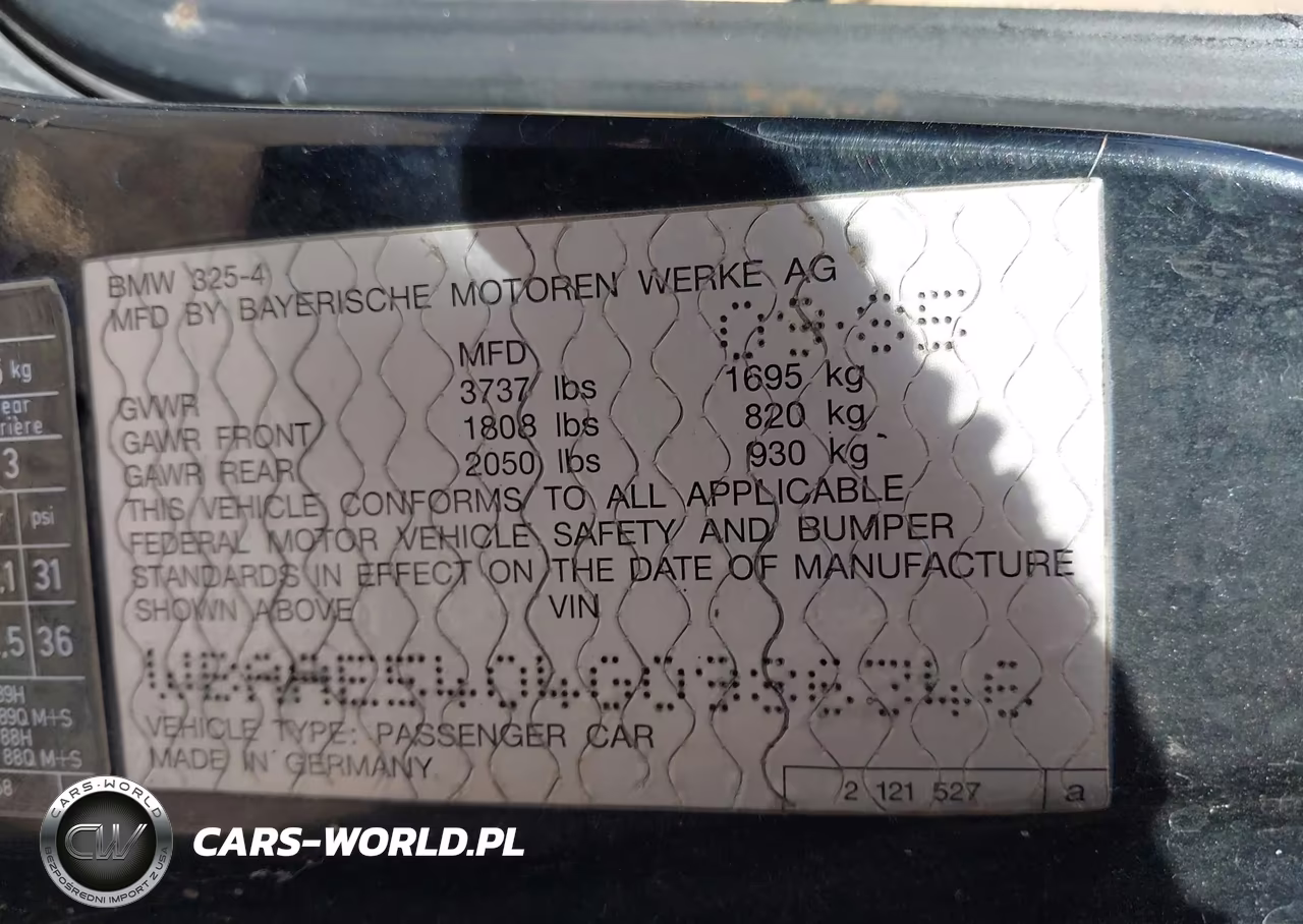 1986 BMW 325 E VIN:WBAAE5404G0986346 - 9