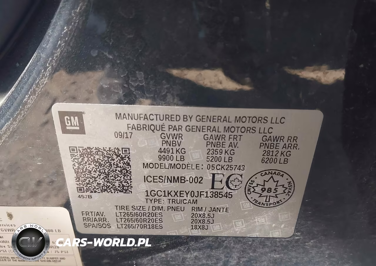 2018 Chevrolet Silverado 2500Hd High Country VIN:1GC1KXEY0JF138545 - 9