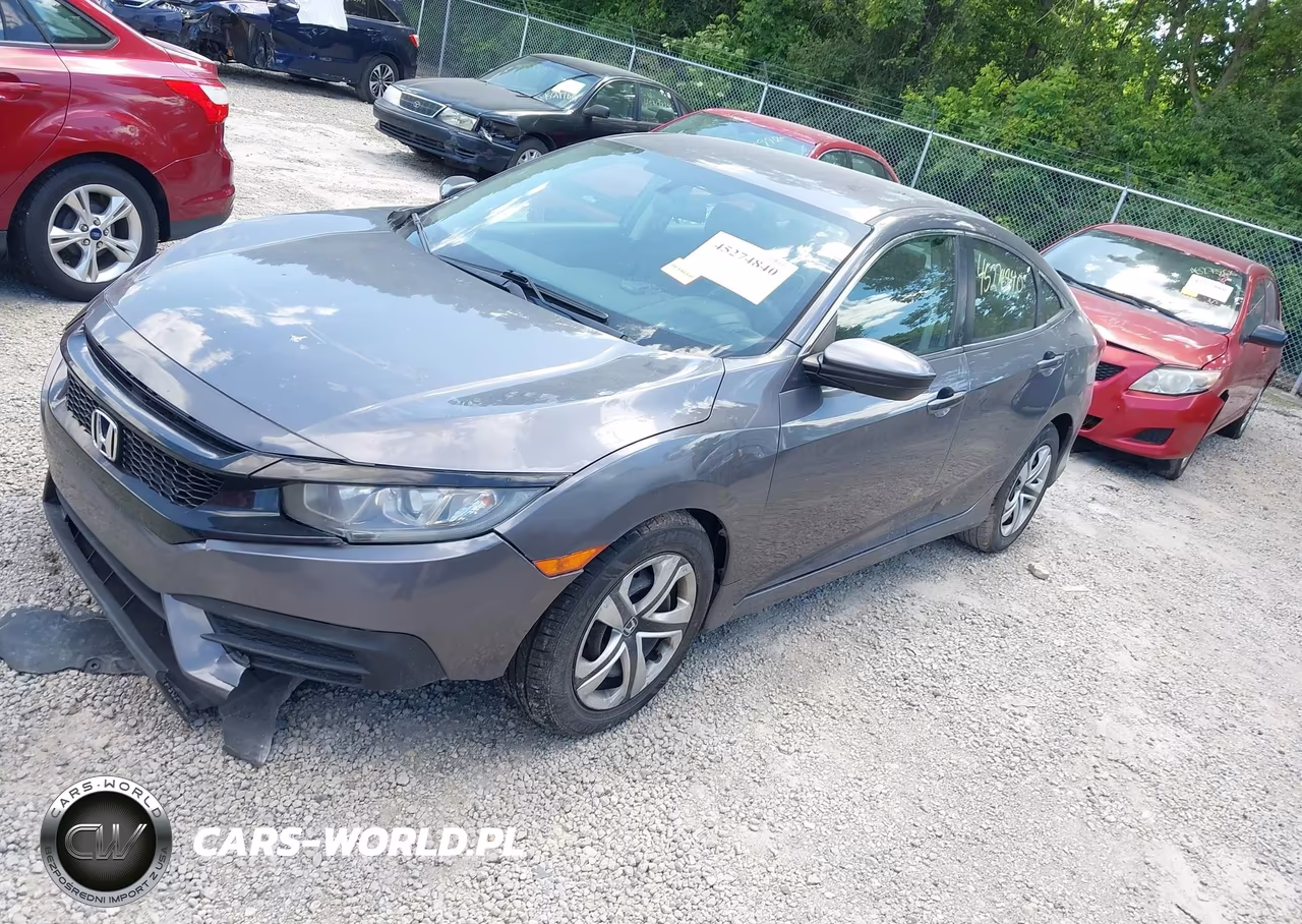 2018 Honda Civic Lx VIN:19XFC2E58JE032298 - 2