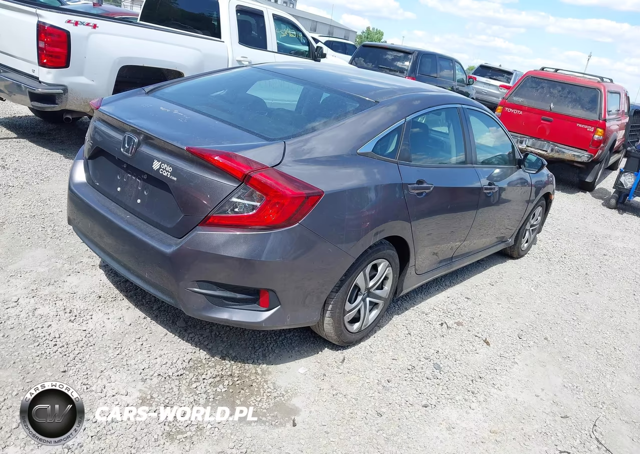 2018 Honda Civic Lx VIN:19XFC2E58JE032298 - 4