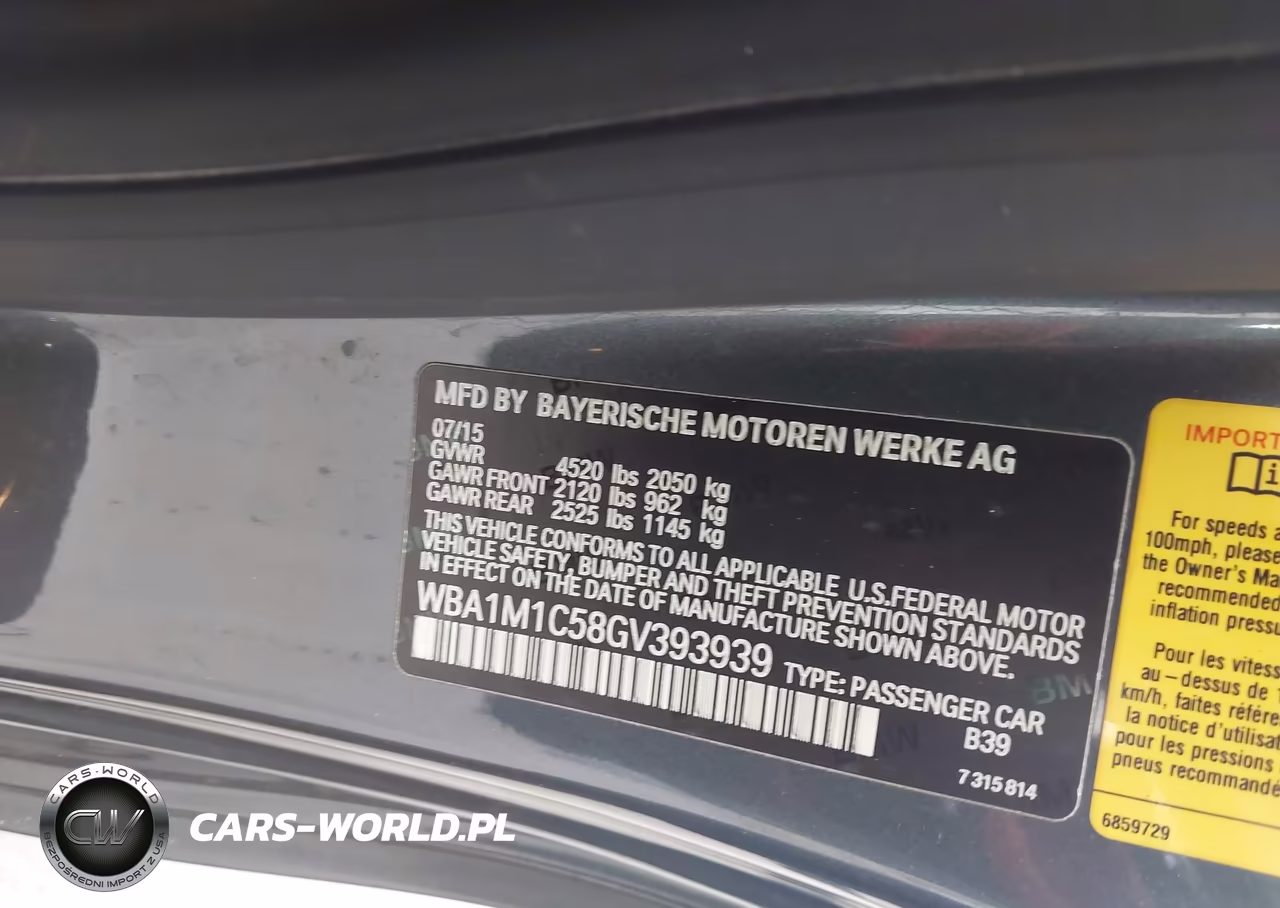 2016 BMW M235I VIN:WBA1M1C58GV393939 - 9