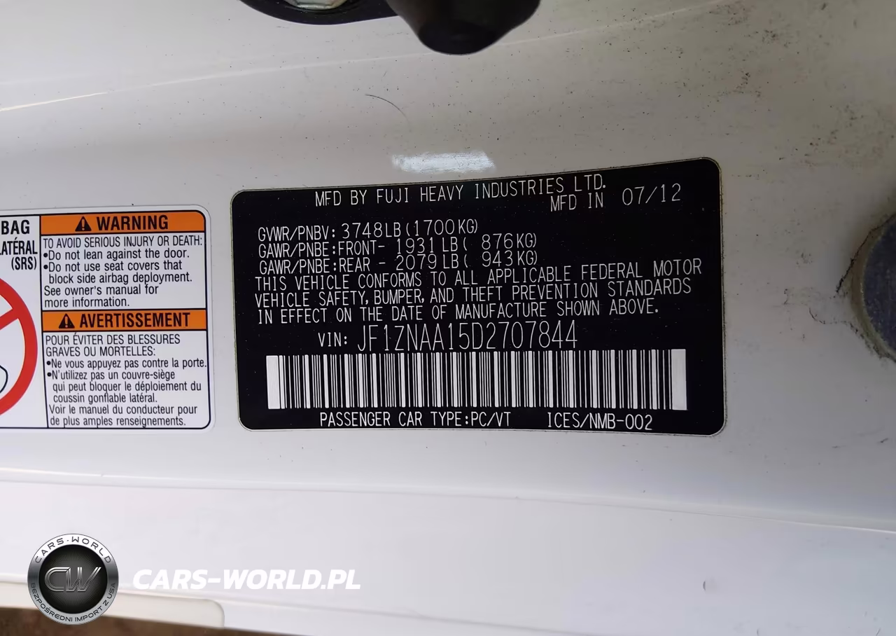 2013 Scion Fr-S VIN:JF1ZNAA15D2707844 - 9