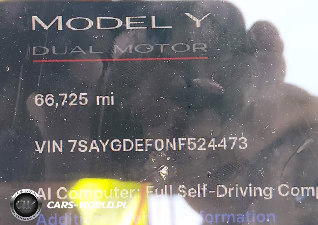 2022 Tesla Model Y Performance Dual Motor All-Wheel Drive VIN:7SAYGDEF0NF524473 - 19