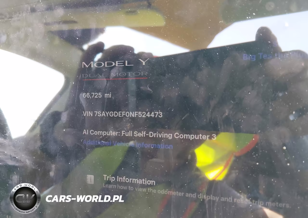 2022 Tesla Model Y Performance Dual Motor All-Wheel Drive VIN:7SAYGDEF0NF524473 - 7