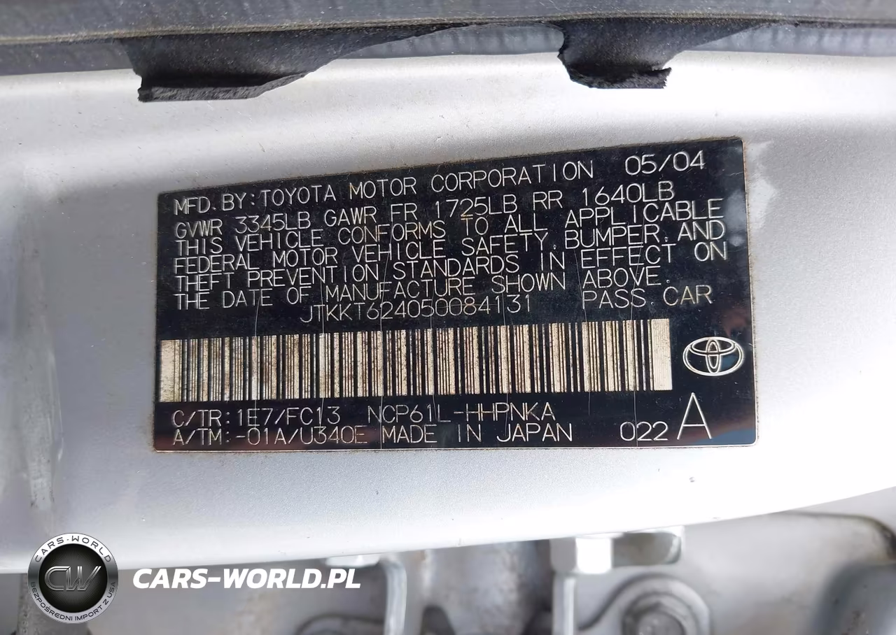 2005 Scion Xa VIN:JTKKT624050084131 - 9