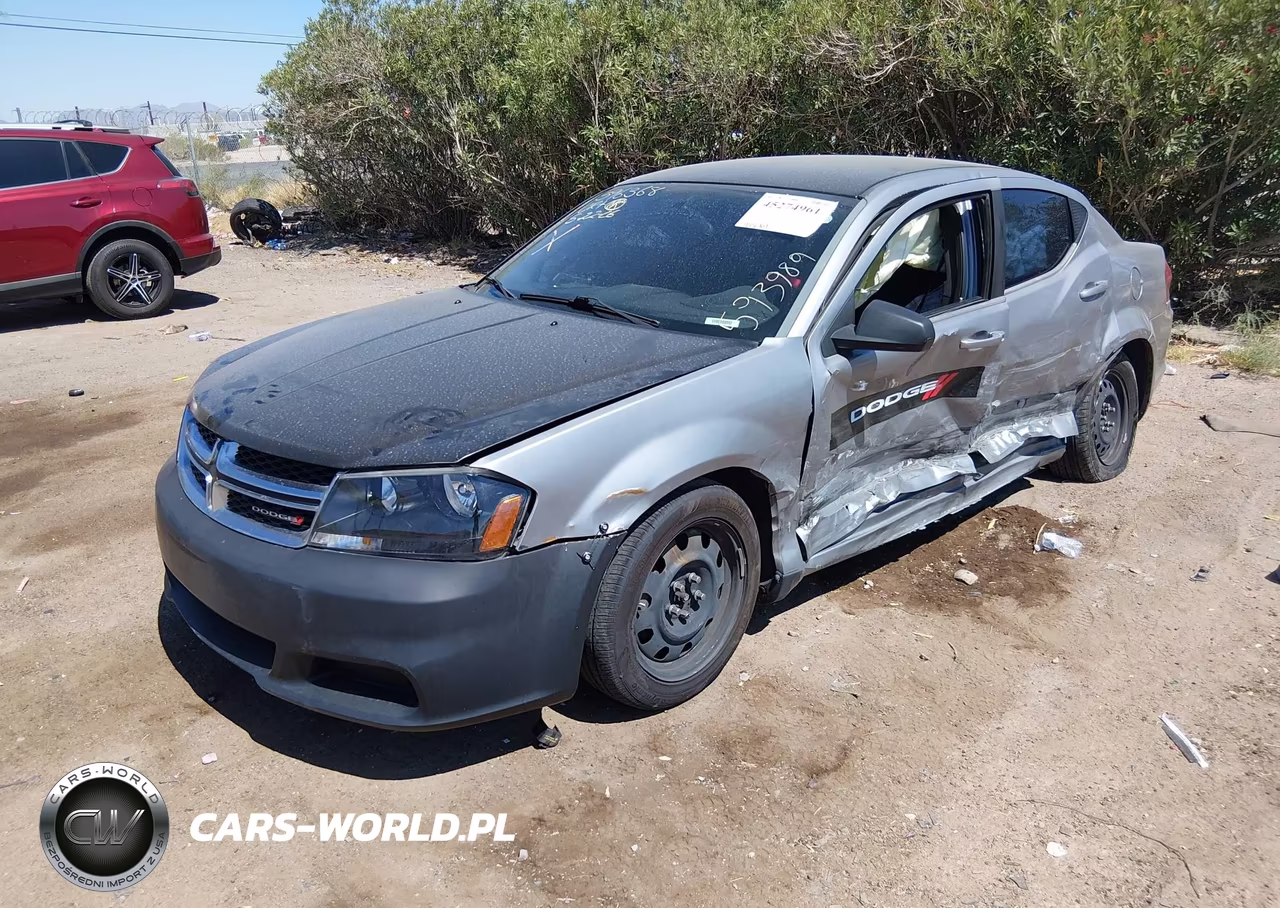 2013 Dodge Avenger Se VIN:1C3CDZAB0DN593989 - 2