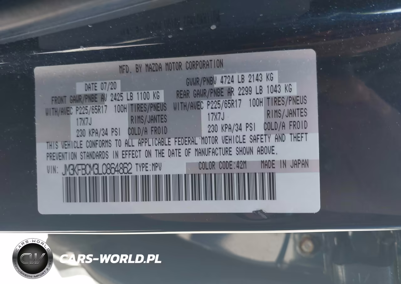 2020 Mazda Cx-5 Touring VIN:JM3KFBCM3L0864862 - 9