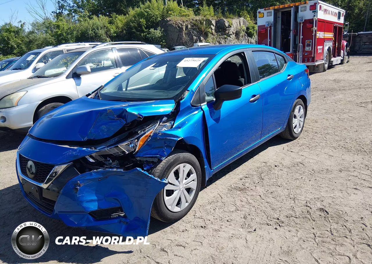 2021 Nissan Versa S Xtronic Cvt VIN:3N1CN8DV0ML921360 - 2