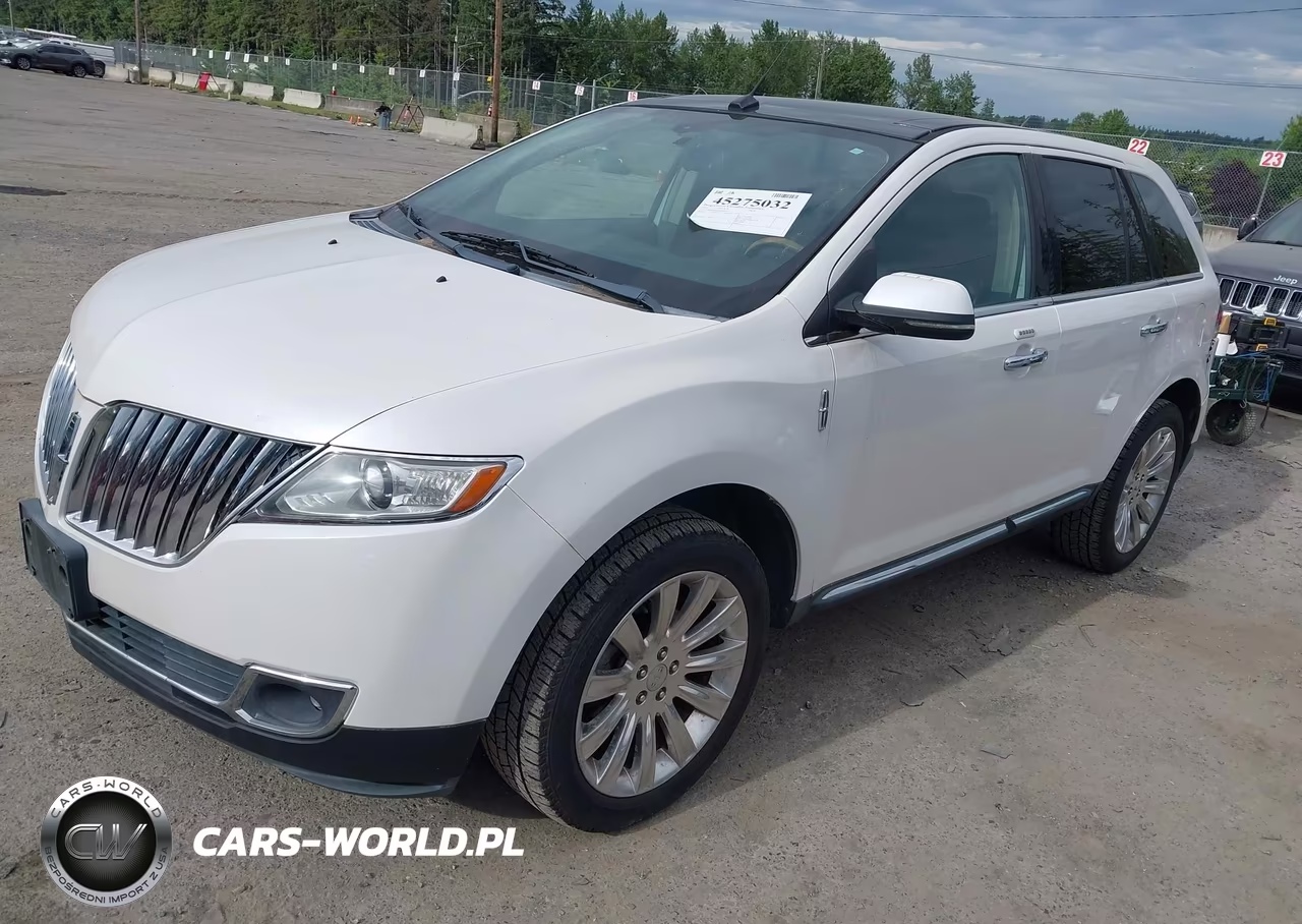 2012 Lincoln Mkx VIN:2LMDJ8JK9CBL00846 - 2