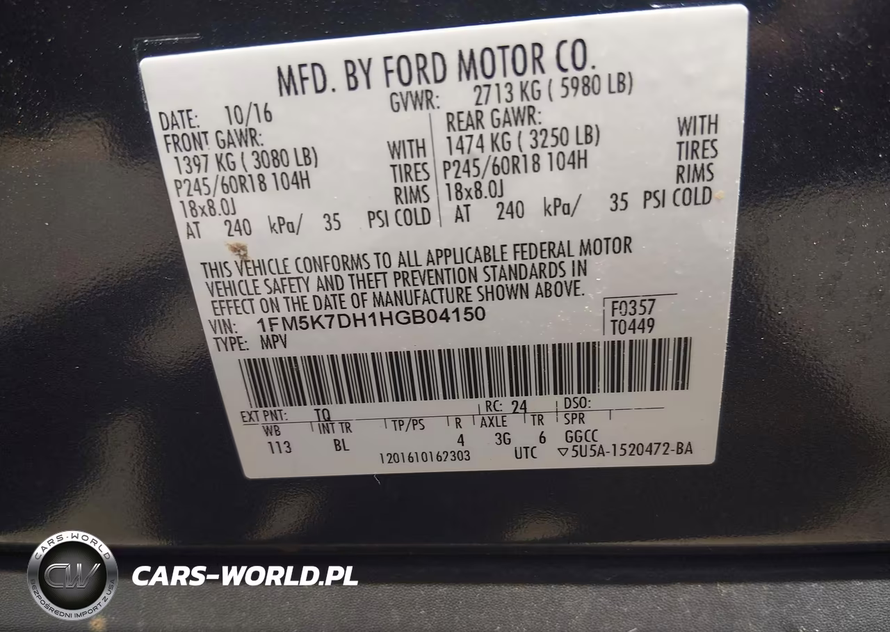 2017 Ford Explorer Xlt VIN:1FM5K7DH1HGB04150 - 9