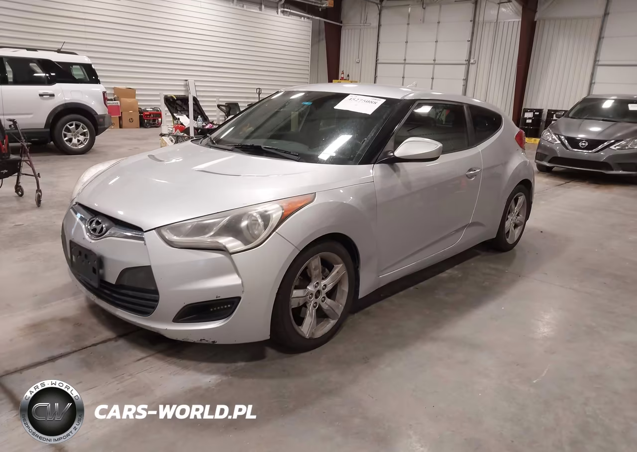 2012 Hyundai Veloster Base W-Black VIN:KMHTC6AD8CU026654 - 2