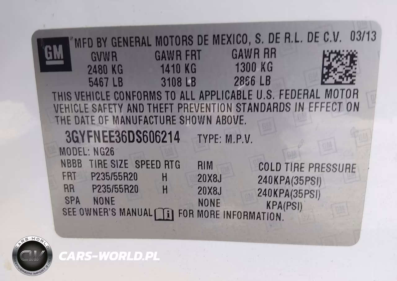 2013 Cadillac Srx Premium Collection VIN:3GYFNEE36DS606214 - 9