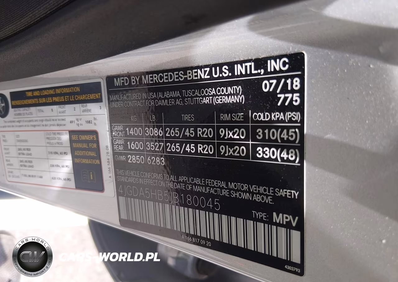 2018 Mercedes-Benz Gle 350 4Matic VIN:4JGDA5HB5JB180045 - 9