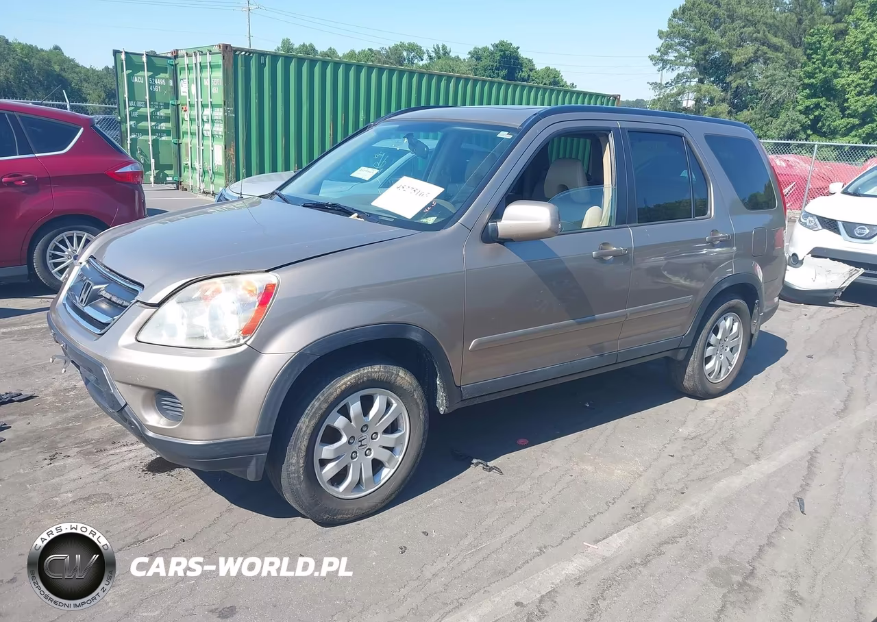 2005 Honda Cr-V Se VIN:SHSRD78945U339885 - 2