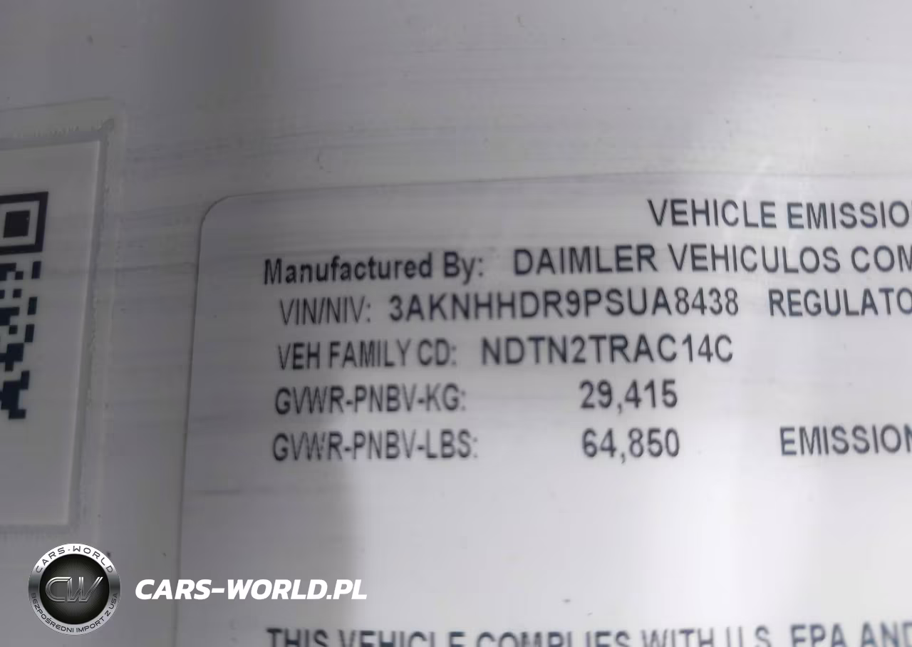 2023 Freightliner New Cascadia 126 VIN:3AKNHHDR9PSUA8438 - 8
