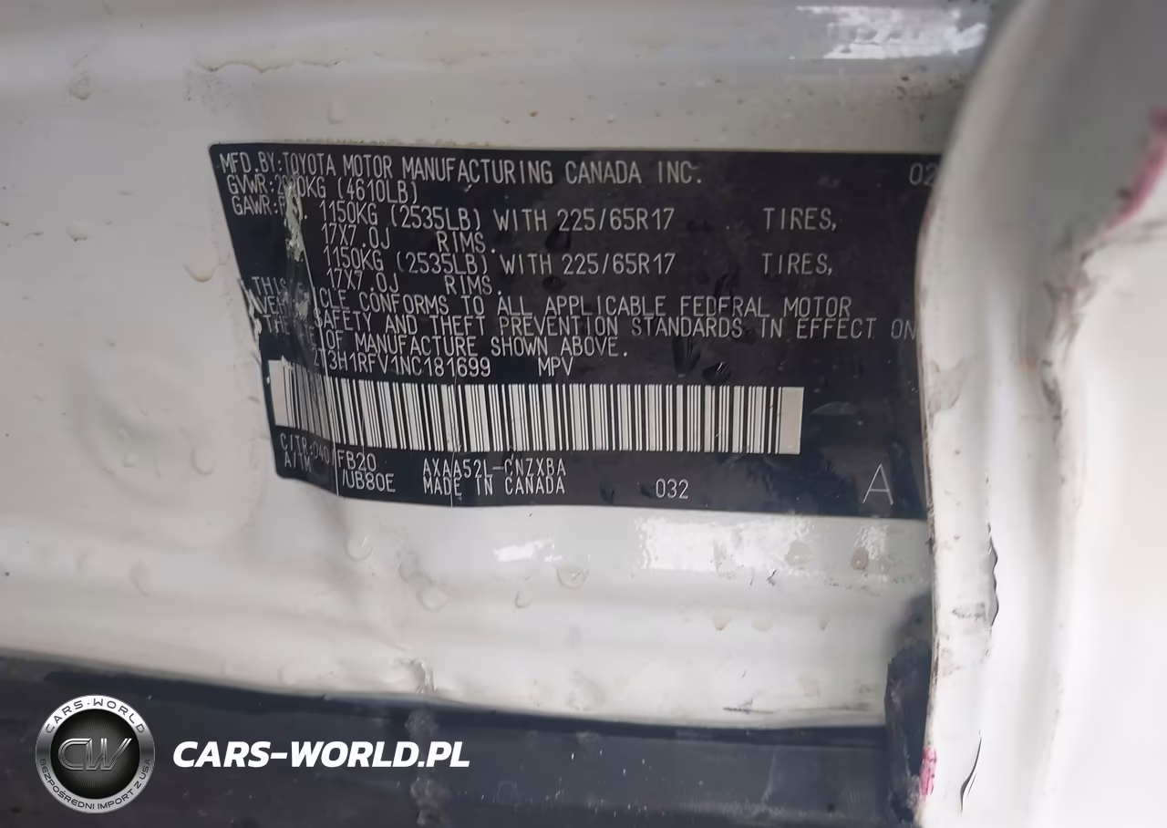 2022 Toyota Rav4 Le VIN:2T3H1RFV1NC181699 - 9