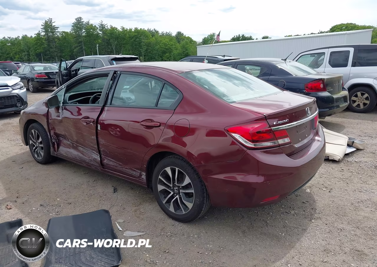 2014 Honda Civic Ex VIN:2HGFB2F87EH536574 - 3
