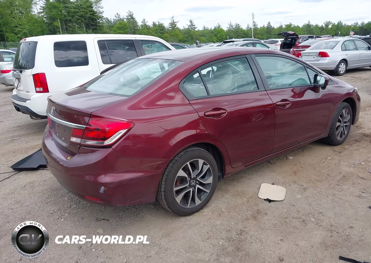 2014 Honda Civic Ex VIN:2HGFB2F87EH536574 - 4