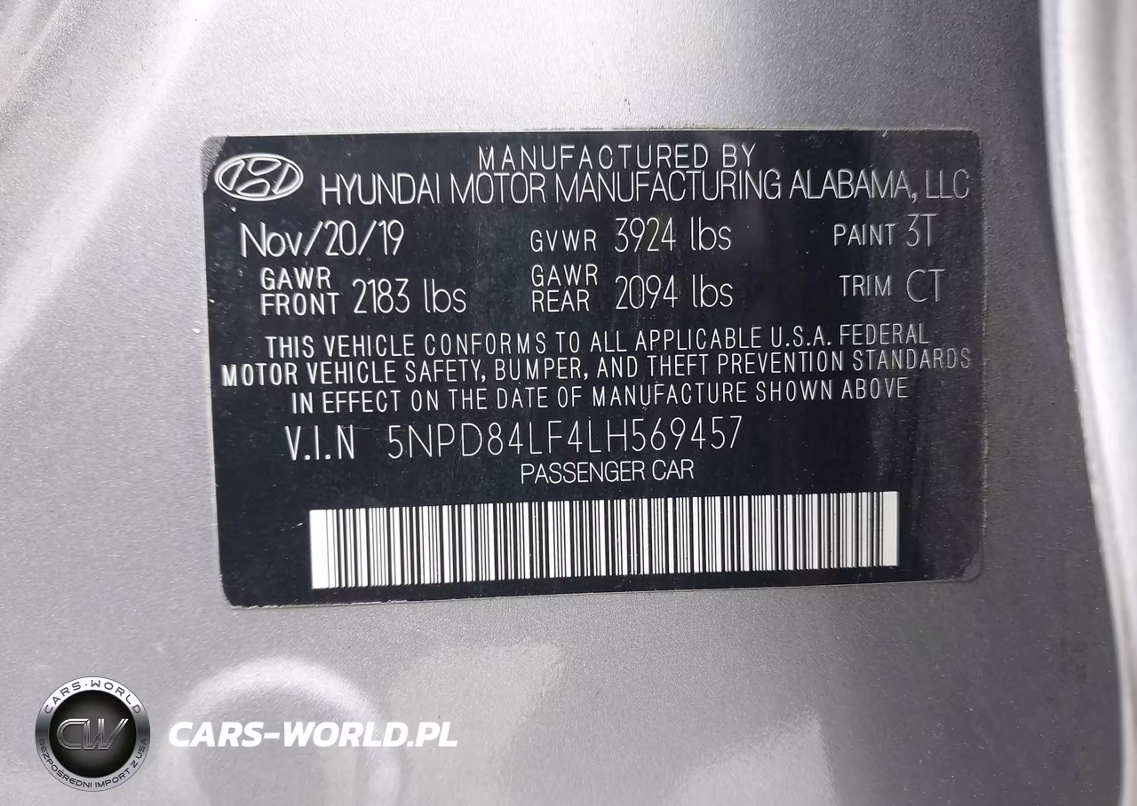 2020 Hyundai Elantra Sel VIN:5NPD84LF4LH569457 - 9