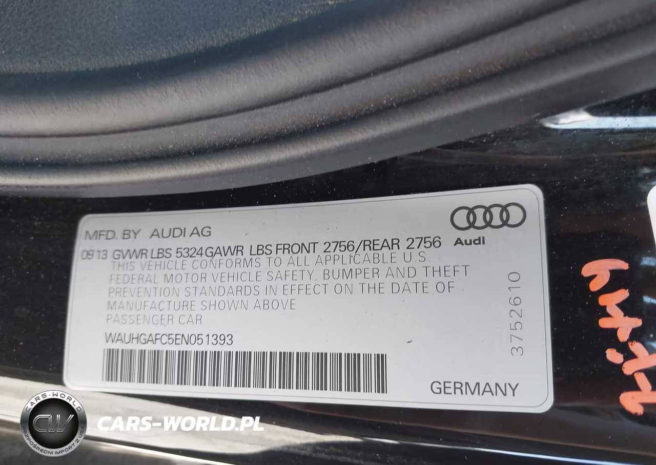 2014 Audi A6 3.0T Premium Plus VIN:WAUHGAFC5EN051393 - 9