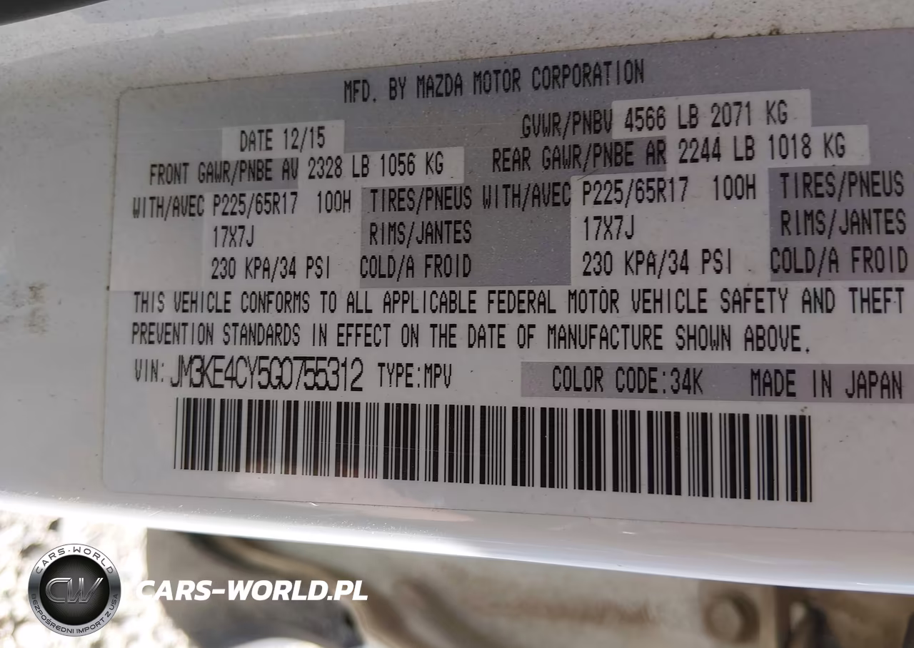 2016 Mazda Cx-5 Touring VIN:JM3KE4CY5G0755312 - 9