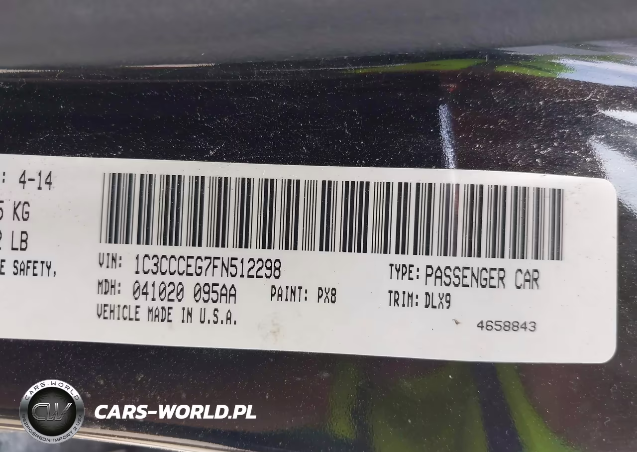 2015 Chrysler 200 C VIN:1C3CCCEG7FN512298 - 9