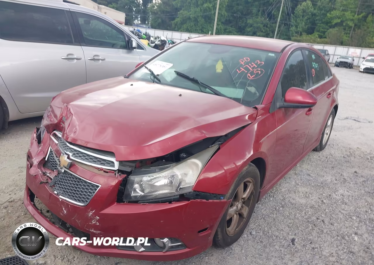 2012 Chevrolet Cruze 1Lt VIN:1G1PF5SC0C7392287 - 2
