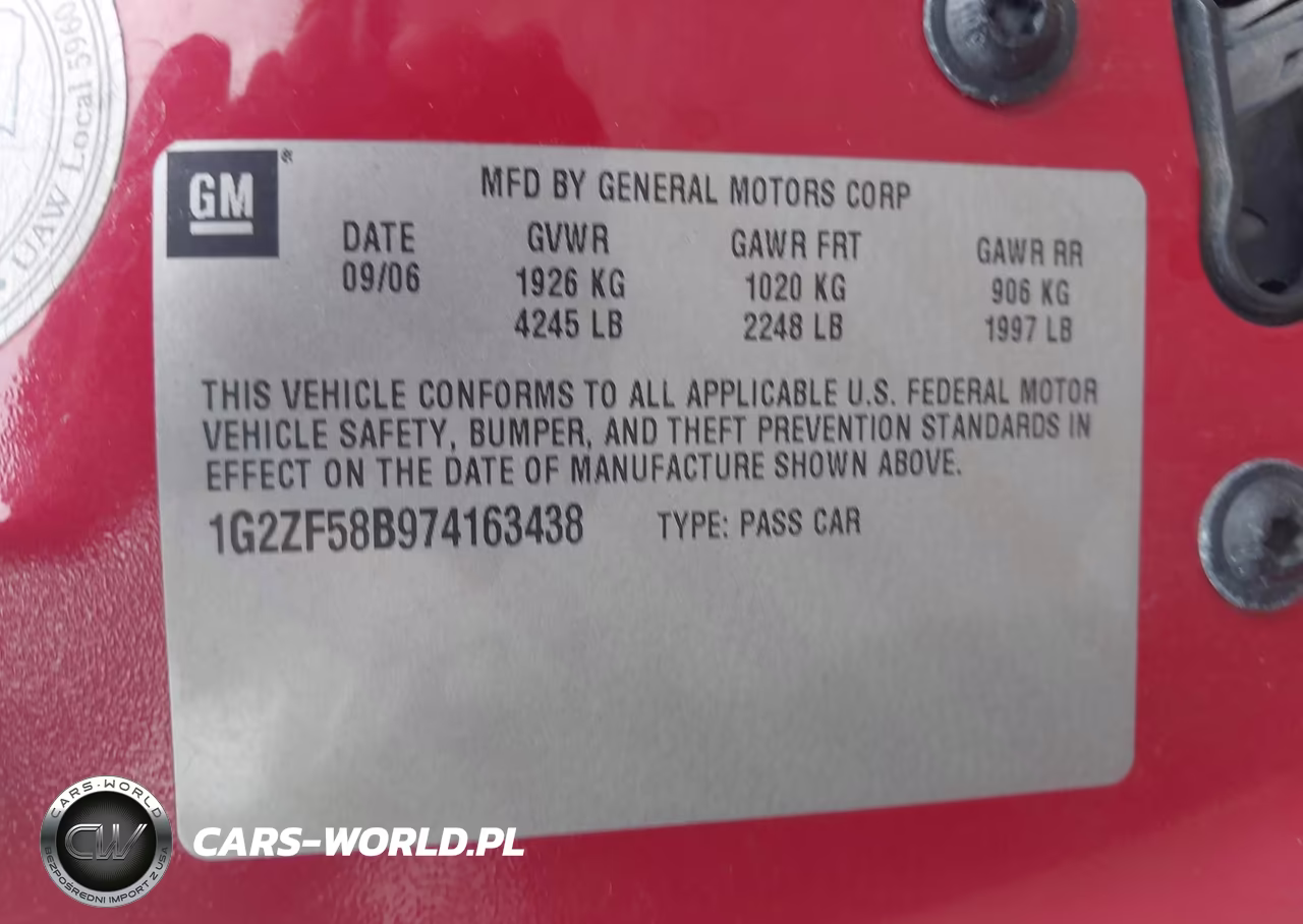2007 Pontiac G6 Value Leader VIN:1G2ZF58B974163438 - 9