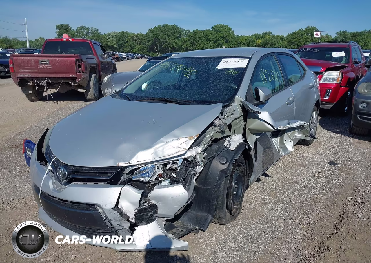 2015 Toyota Corolla Le VIN:2T1BURHE9FC457714 - 2