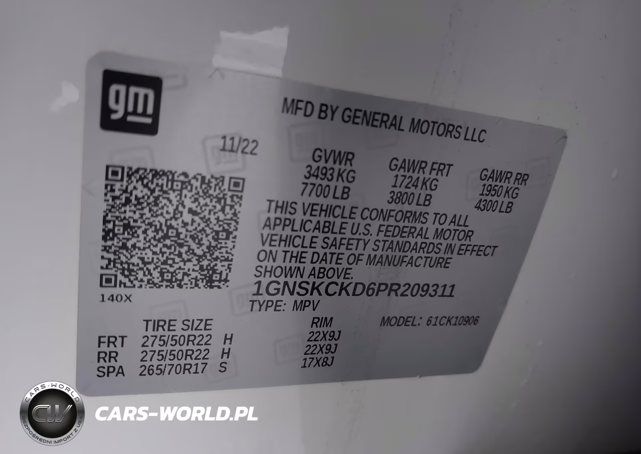 2023 Chevrolet Suburban 4Wd Lt VIN:1GNSKCKD6PR209311 - 9