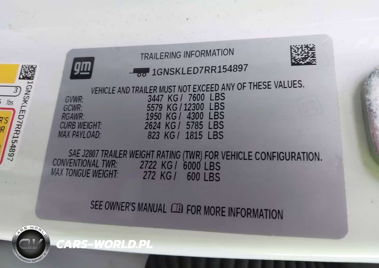 2024 Chevrolet Tahoe 4Wd Commercial VIN:1GNSKLED7RR154897 - 9