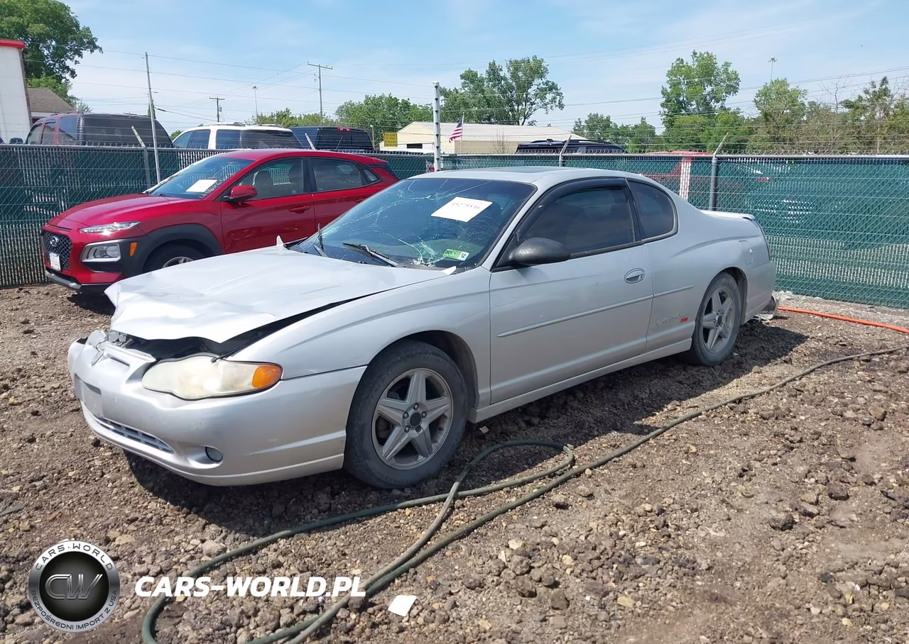 2002 Chevrolet Monte Carlo Ss VIN:2G1WX15KX29248778 - 2