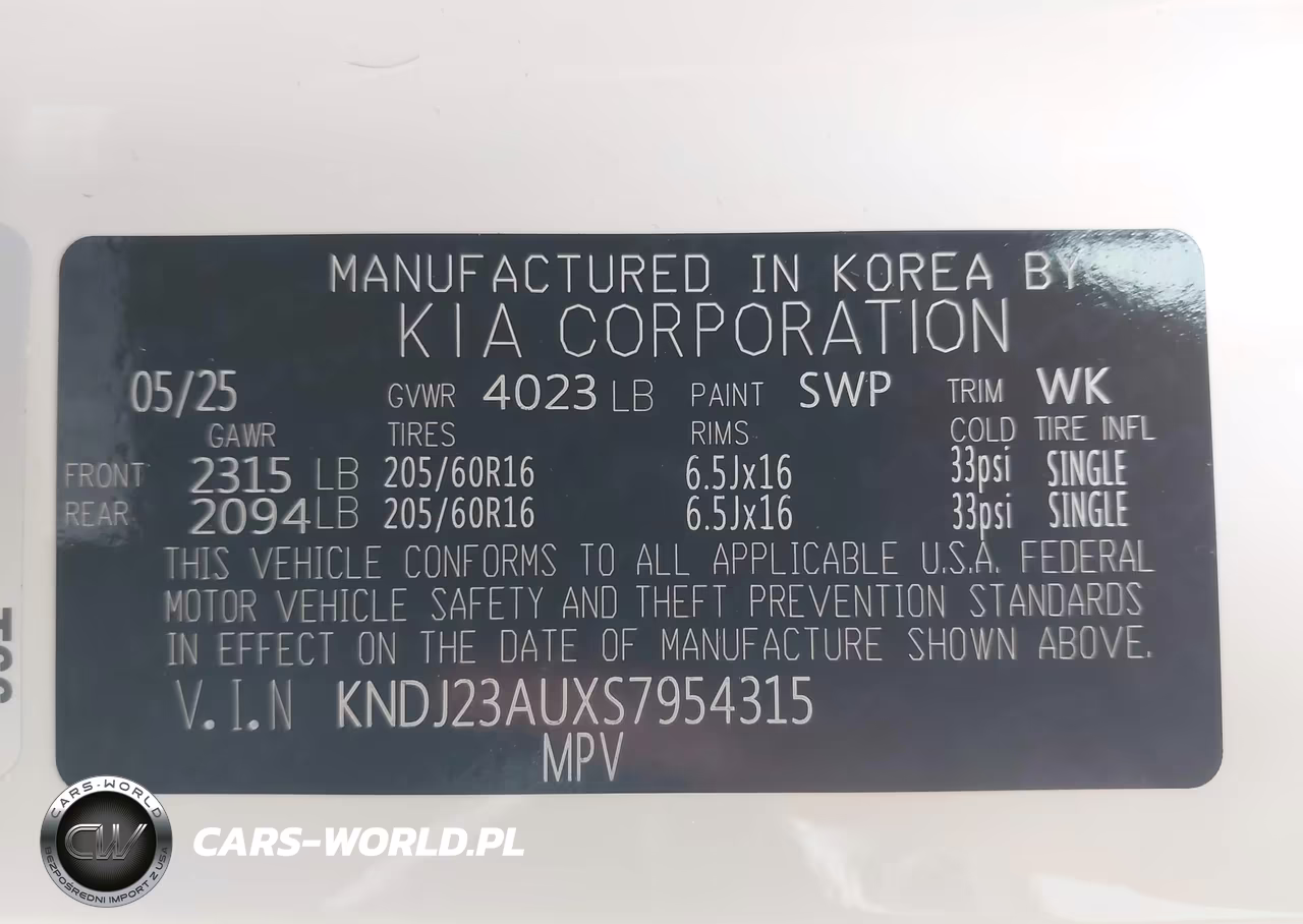 2025 Kia Soul S VIN:KNDJ23AUXS7954315 - 9